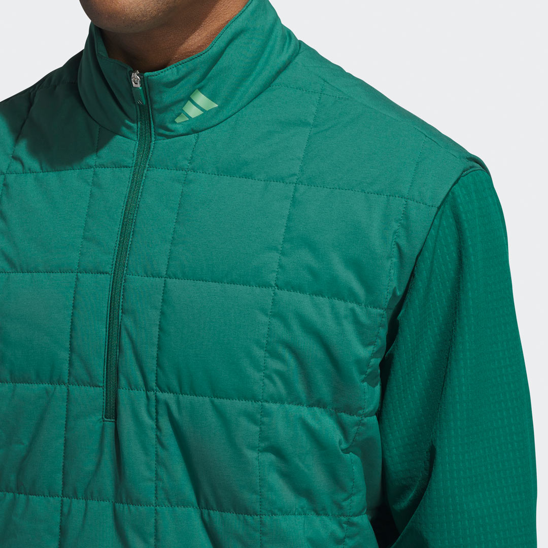 union19__'s tweet photo. New Arrival 🔥 /// Ultimate365 Quilted DWR Hybrid Jacket from @adidasgolf #adidas #adidasgolf #originalgreen #golffashion #trendygolfwear #golfing #golf #dwr https://t.co/XuhtF4mKIk