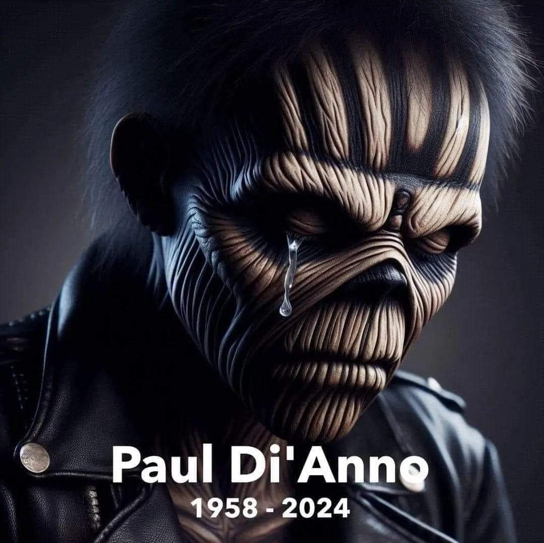 #PaulDiAnno #RIP #IronMaiden #rockmusic #heavymetal