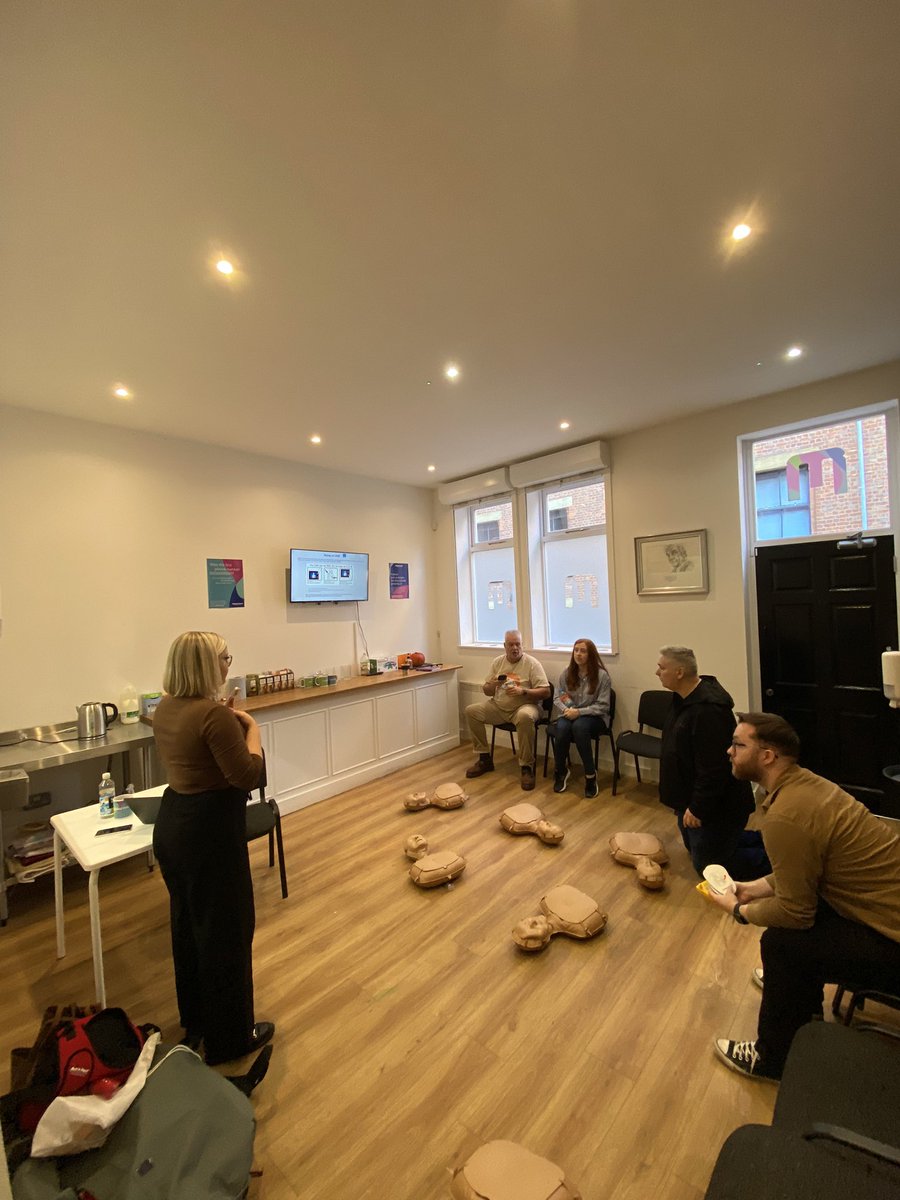 A huge thank you to <a href="/Bupa/">Bupa</a> for providing us with some essential Basic Life Support training yesterday, helping to make Moodswings a safe place for your recovery. 🫶

Mollie from the Nottingham clinic was brilliant and insightful, thank you from us all! 🫀🫁🧠

#likethewayyouthink