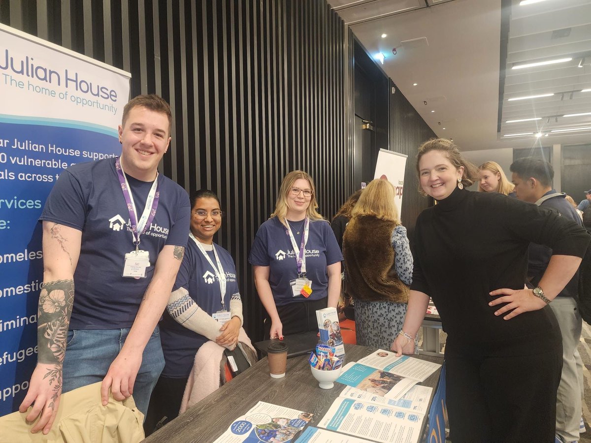 JulianHouseUK's tweet photo. Last Friday, our HR team joined 43 charity stalls at the @banes3sg Volunteer Fair to chat to our local community about the current roles we have and ways to engage with Julian House.

Have a look at our volunteering roles: https://t.co/QUnwDG6ER3 https://t.co/1BvRxcTSZ5
