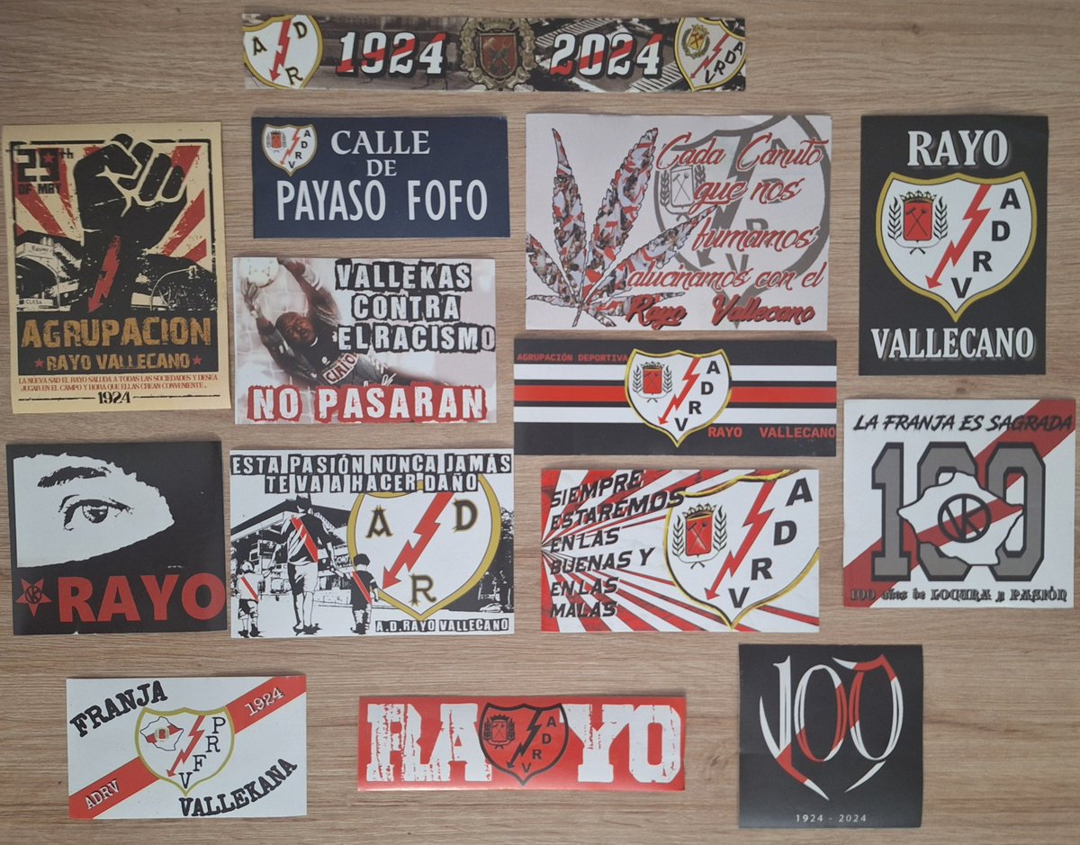 FranjaVallekana's tweet photo. NUEVO PACK DE PEGATAS.
Hazte con ellas en la previa en la puerta de nuestra sede. https://t.co/pcfF4TFzyU