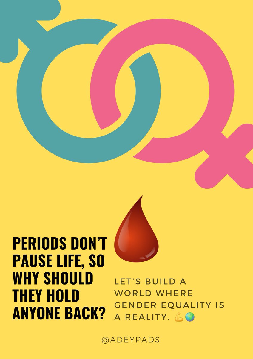 Adey Pads is committed to giving every woman the confidence she deserves.💪🌍 #SDG5 #GenderEqualityNow #ConfidenceEveryDay