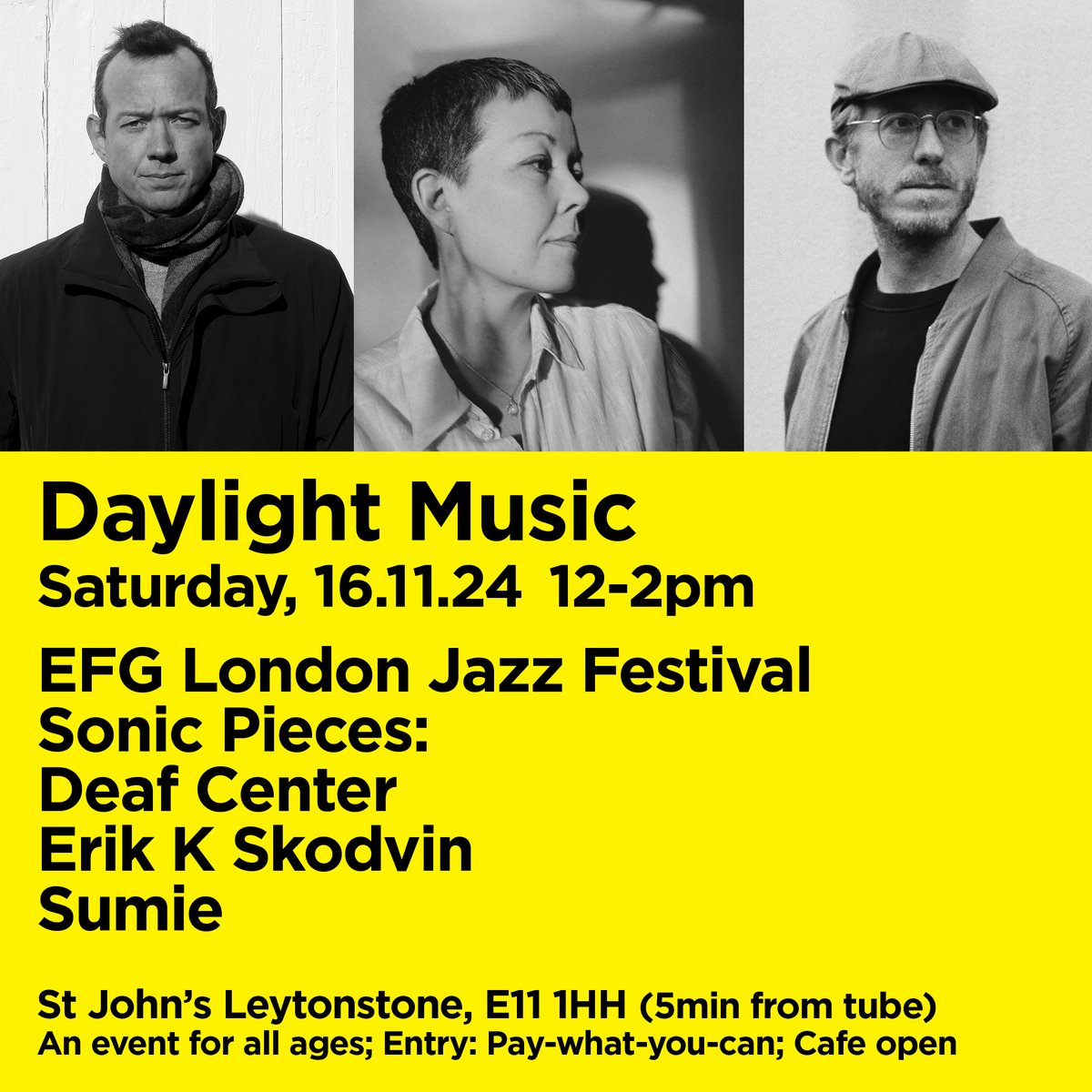 sonic pieces (@sonicpieces) on Twitter photo Sonic Pieces 15 in the UK this November (update!)
16th, London : Deaf Center, Erik K Skodvin, Sumie
17th, Faversham : Deaf Center, Otto A Totland, Sumie
>> daylightmusic.co.uk/events/383
<a href="/_knive/">Erik K. Skodvin</a> <a href="/ottoat/">Otto A. Totland</a> @Daylight_Music Sonic Pieces 15 in the UK this November (update!)
16th, London : Deaf Center, Erik K Skodvin, Sumie
17th, Faversham : Deaf Center, Otto A Totland, Sumie
>> daylightmusic.co.uk/events/383
<a href="/_knive/">Erik K. Skodvin</a> <a href="/ottoat/">Otto A. Totland</a> @Daylight_Music