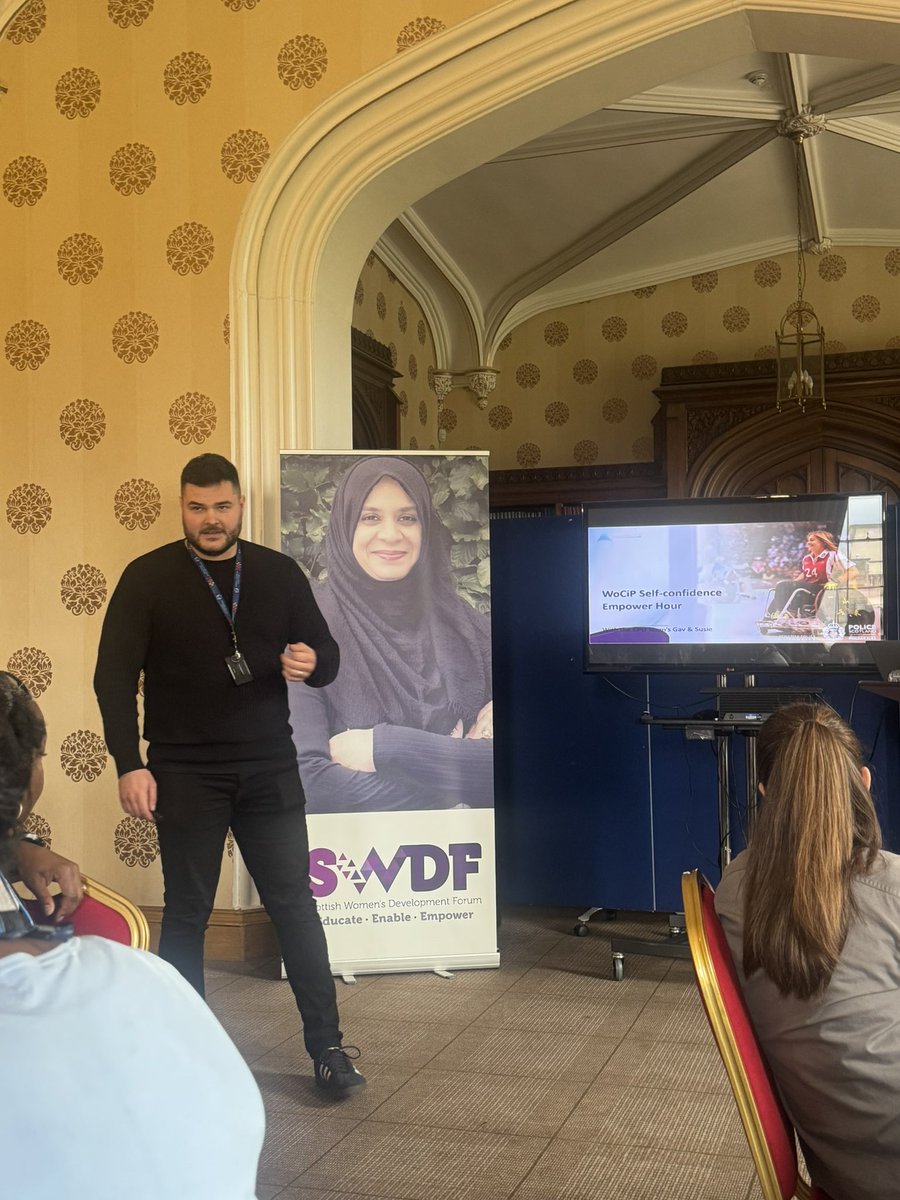 ScottishWDF's tweet photo. Next up….
We have Gavin and Susan from the Continual Professional Development Team!
They are talking to the group about growth mindset, self confidence and owning our space in our workplace 😁 💪
#WoCiP
#SWDF
@WoCiPBCH https://t.co/Q2iOWuxSG3