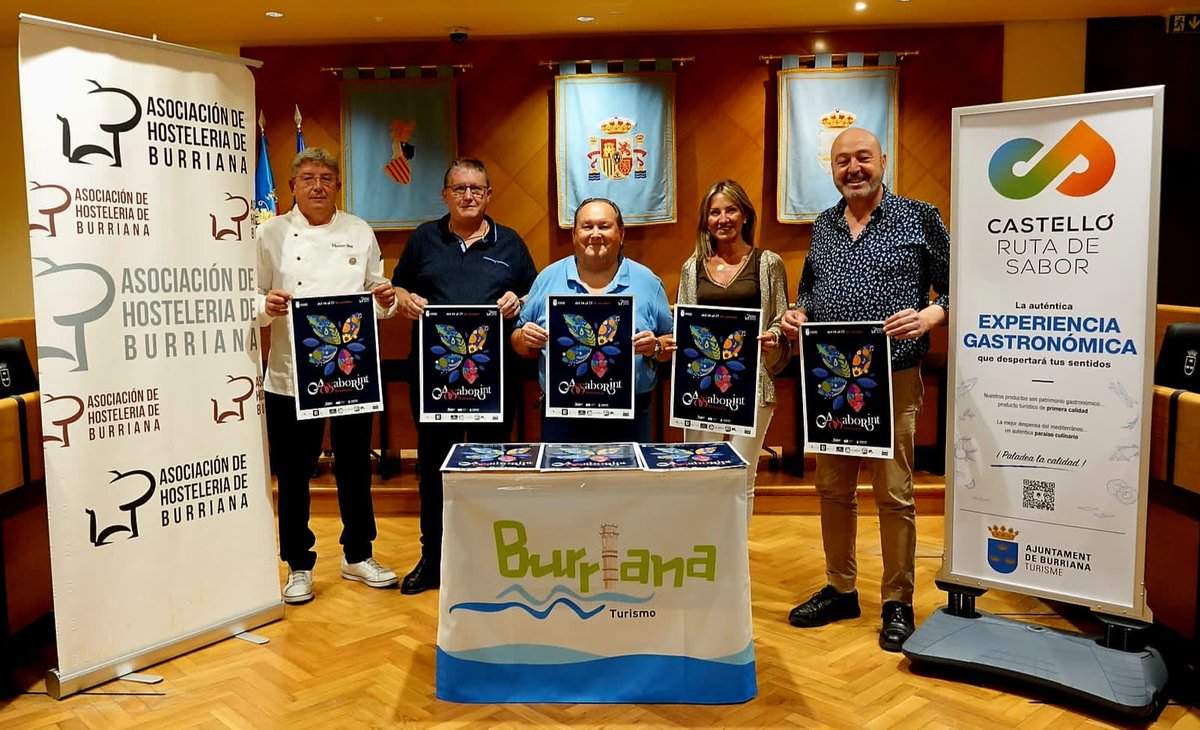 🍽️ Esta tarde se ha presentado de forma oficial en el Salón de Actos del consistorio "Assaborint Burriana". ruta gastronómica, organizada por la Asociación de Hostelería y patrocinada por el Ayuntamiento, que se celebrará del 18 al 27 de octubre.  

🔗 acortar.link/0DMW1w