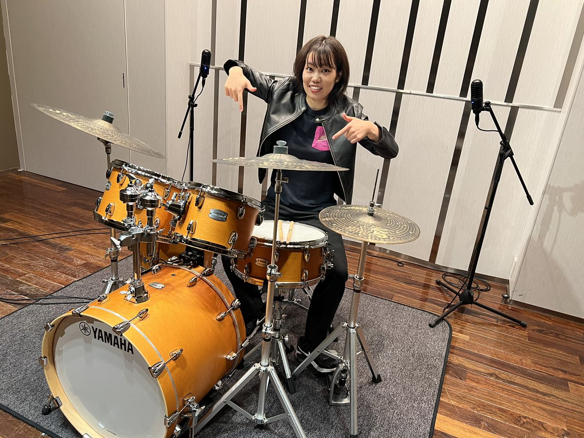 Yamahadrums_jp's tweet photo. ▪︎Yamaha Drums x Tour Custom Compact Kit ▪︎

今年発売の『Tour Custom Compact Kit』を中道みさきさんの演奏で動画撮影中。

近日公開予定。

#yamahadrums
#ヤマハ
#ドラム
#tourcustom
@misakibeat https://t.co/Oy6gQaAKOX