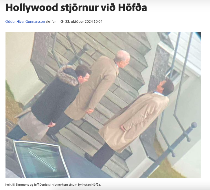 Ég sem var handviss um að þetta væru Robert De Niro og Arnold Schwarzenegger.