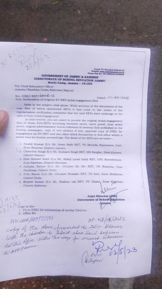 Chanchaldevsin3's tweet photo. @nasirsogami still waiting for regularisation from last 10 years https://t.co/N899BXUs0O