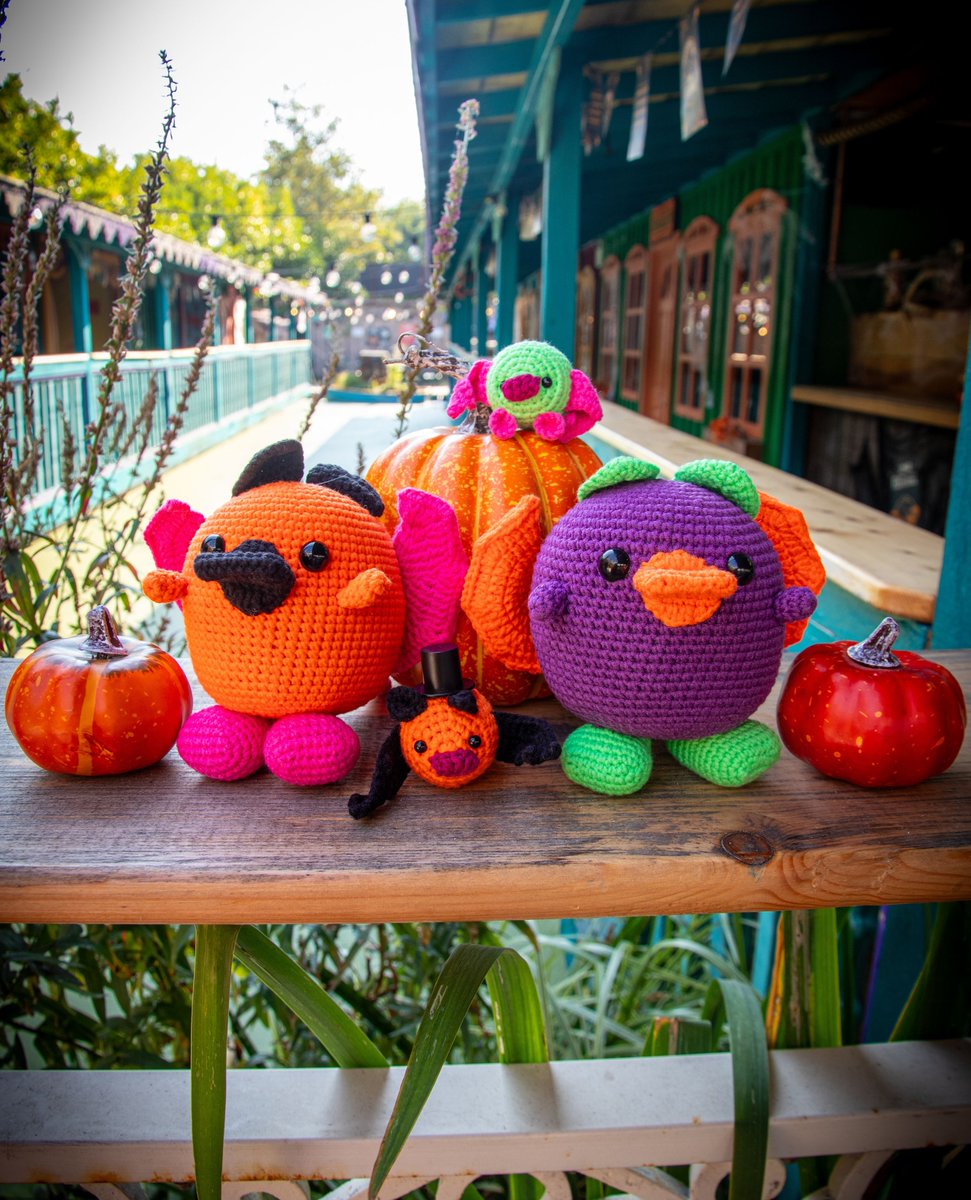 PhantomPeakUK's tweet photo. Hallowed Peak means new platypuses have been up for adoption. Did you get one?⁠
⁠
If so, what did you name them?⁠
⁠
#phantompeakuk #phantompeak #merch #platypus #platpuses #halloween #spookyseason #hallowedpeak #merchandise #crochet #handcrochet https://t.co/eXPEgQxklD