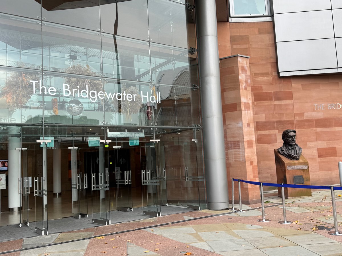 RiponMusic's tweet photo. What a wonderful day out on Friday at the schools concert @BridgewaterHall with @the_halle . Year 11, 12 and 13 heard set works they are studying played by a live world famous Orchestra. Superb detail and explanations bringing the music to life. Look forward to the next one. https://t.co/prXO3vWe2H