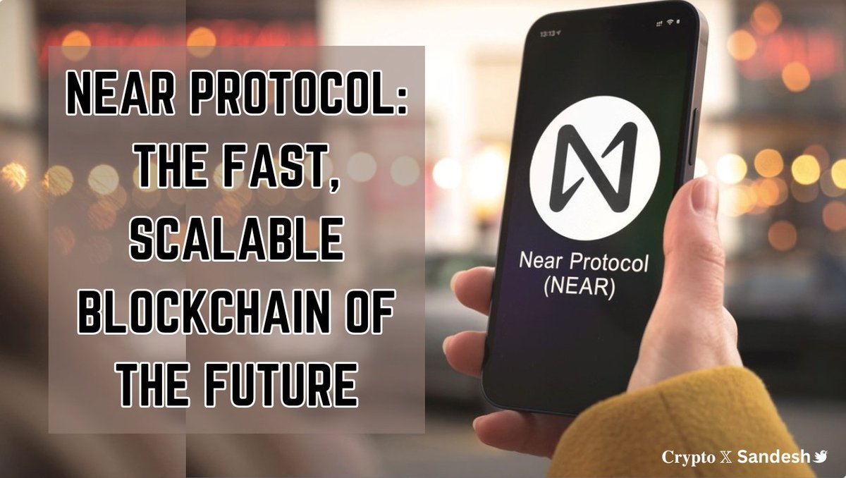 Adke_Sandesh's tweet photo. Curious about which blockchain is paving the way for a decentralized web?
Let's dive into NEAR Protocol, a powerful Layer-1 chain thatβs fast, scalable, and eco-friendly. π±
#NEAR #Blockchain #BharatForWeb3