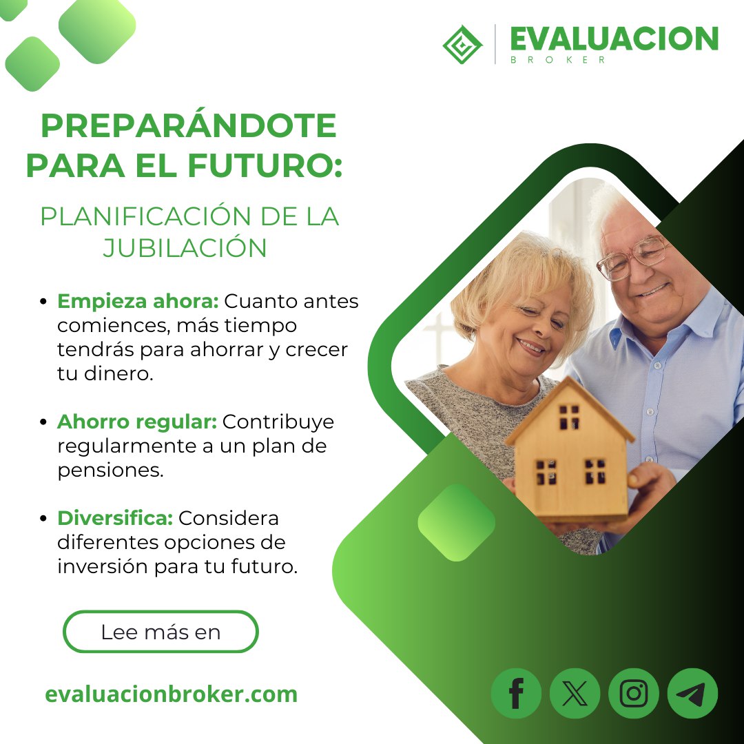 evaluabroker's tweet photo. Claves para una #jubilación tranquila
🤑
🤑
🤑
🤑
#evaluacionbroker #trading #broker #brokerespaña #México #argentinatrading #traders https://t.co/7u1kg42ty1