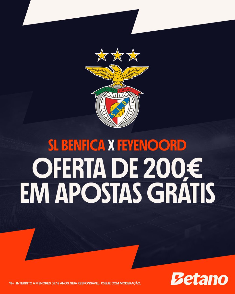 Golos? Será? Se bater os +2,5 golos oferecemos 20 free bets de 10€ ✅

Para participares tens de:

👉 Seguir a <a href="/Betano_PT/">Betano Portugal 🔞</a>
👉 RT e Like
👉 Comenta #BetanoBets

Vencedores anunciados amanhã.