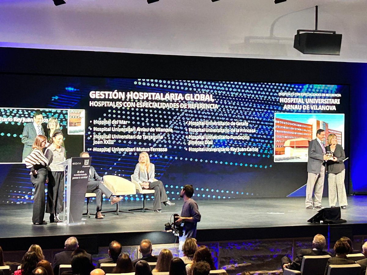 icscat's tweet photo. @IQVIA_Spain 🏥L'@harnaulleida i l' @hgermanstrias han estat premiats en la categoria de Gestió Hospitalària Global. L'@hbellvitge també ha estat finalista en aquesta mateixa categoria. https://t.co/dHyRCs5xqa