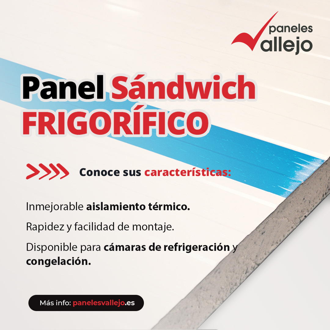 🏗️ ¿Conoces las ventajas de utilizar en tu #construcción panel sándwich #frigorífico? Estos paneles son la solución ideal para mantener la temperatura de cámaras frigoríficas y estancias que requieran de bajos niveles de temperatura.