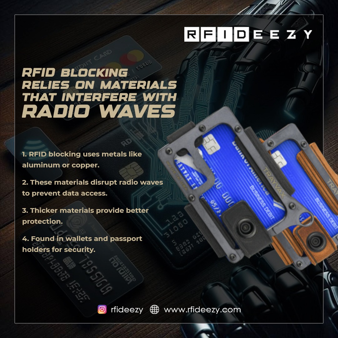 RfiDeezy's tweet image. Protect your personal information with RFID blocking materials that interfere with radio waves. Invest in RFID-blocking wallets to shield against unauthorized access!

#rfidblocking #identitytheftprotection #staysecure #dataprotection #techsafety