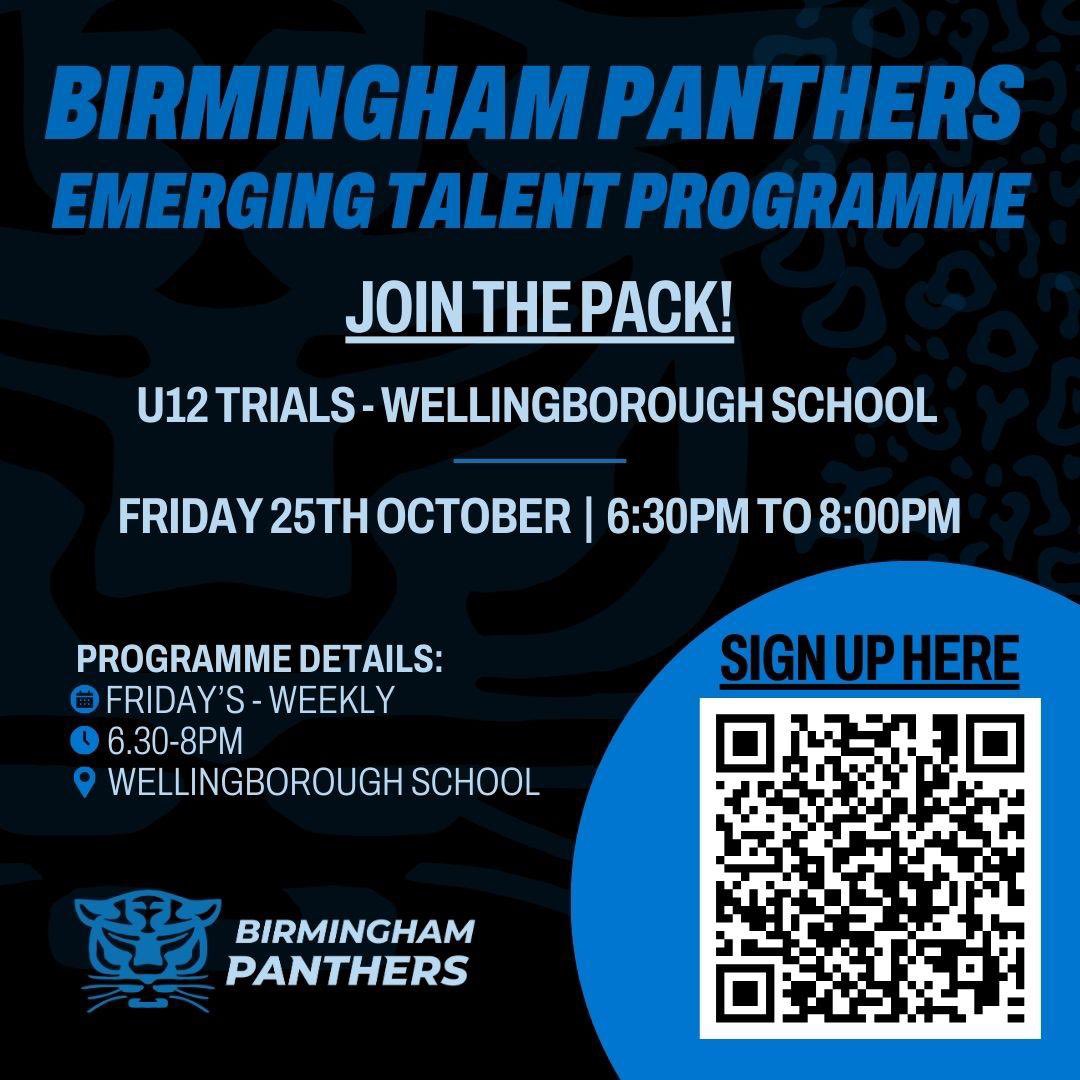 Still time to join the pack 💙🖤 <a href="/PanthersNball/">Birmingham Panthers Netball</a> #wellingborough #grassrootsnetball