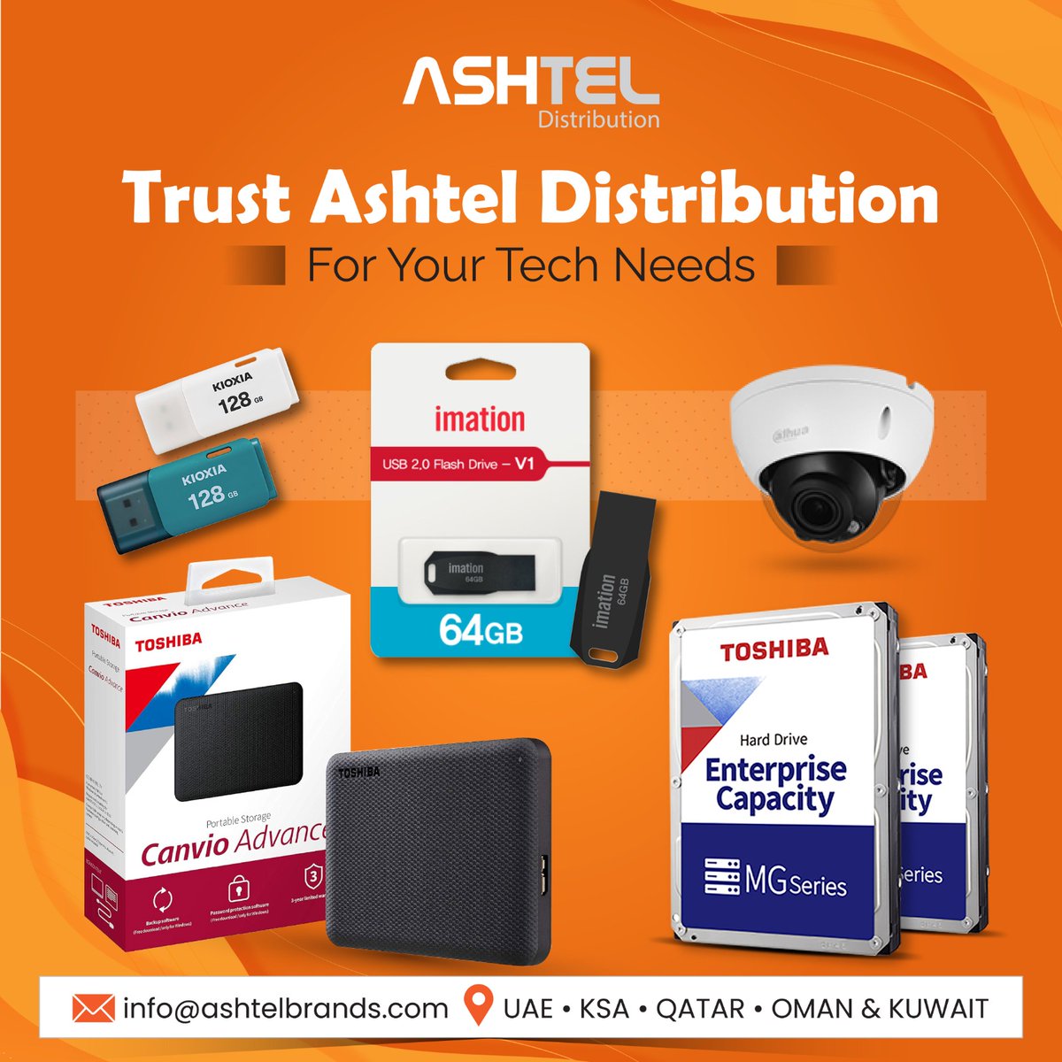 Ashtel_Brands's tweet image. Trust matters in technology. Ashtel Distribution is committed to providing you with genuine products sourced from the best brands for optimal performance.

#AshtelDistribution #TrustInTechnology #GenuineProducts #BestBrands #UAE #KSA #Qatar #Oman