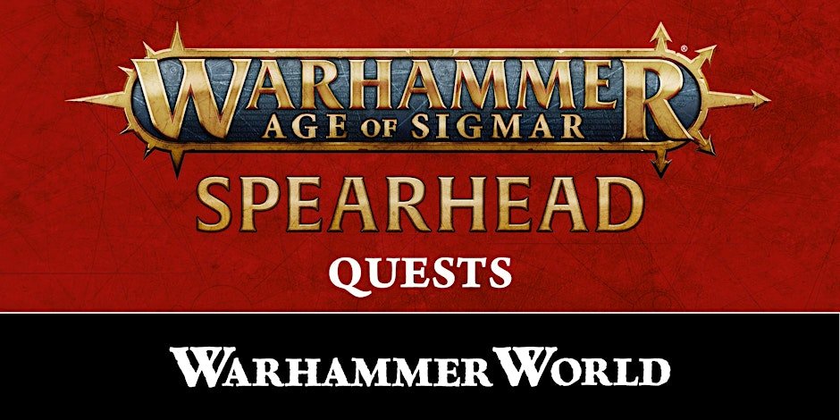 NEW EVENT NEWS! I'm really excited to announce Spearhead Quests, a new Warhammer World monthly evening event starting on Friday 15th Nov.

Play two games of AoS Spearhead, complete the Quests and meet some cool people! Tickets and info in the link in comments!

See you there :)