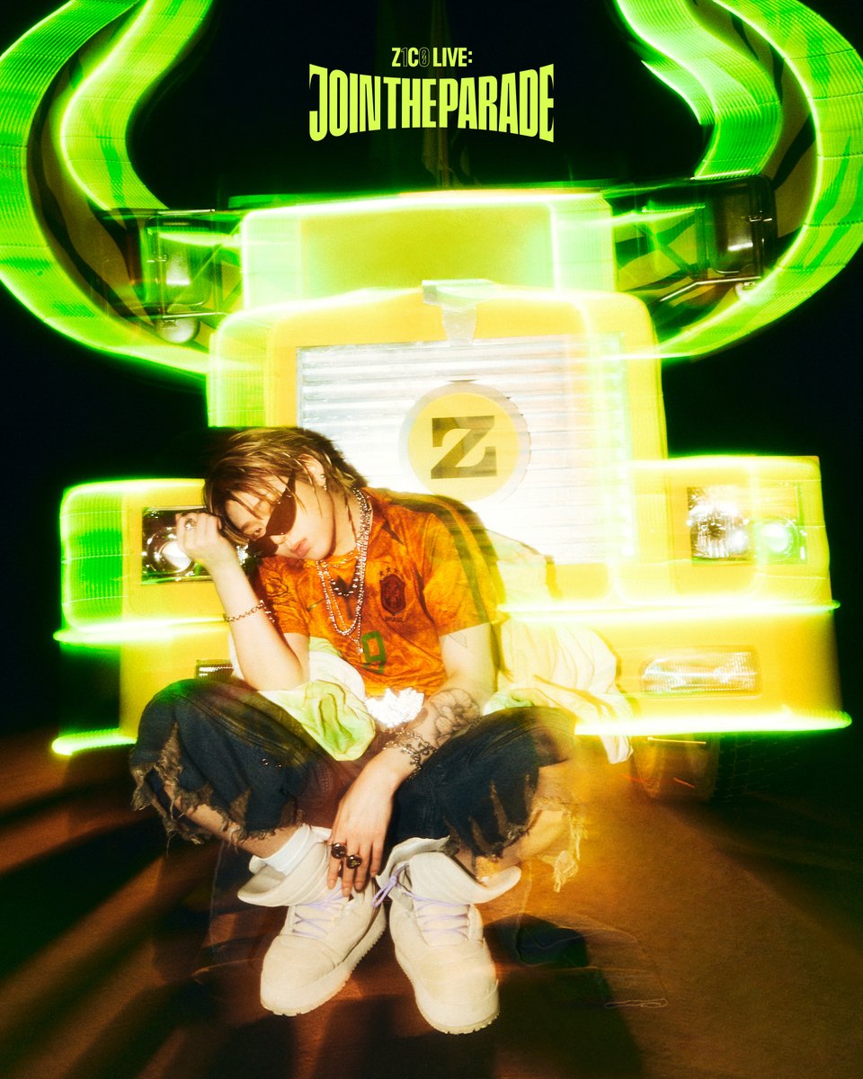 ZICO LIVE : JOIN THE PARADE 

🗓️ 2024.11.23(Sat) 7PM (KST) / 2024.11.24(Sun) 5PM (KST)
📍 Seoul Olympic Park Olympic Hall

Ticket Open D-DAY 

🔜 1 hour to go! @INTERPARK 
🔗 tickets.interpark.com/goods/24015300#  

#ZICO #지코 #ZICO_JOINTHEPARADE