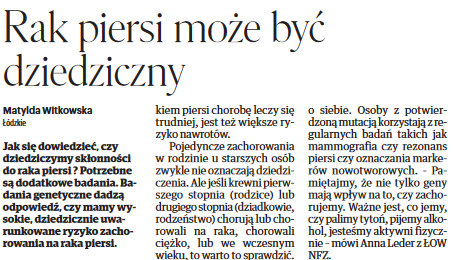 NFZ_Lodz's tweet photo. #rakpiersi zapisany w #genach?
W ramach #NFZ możesz skorzystać z opieki nad rodzinami wysokiego, dziedzicznie uwarunkowanego ryzyka zachorowania na nowotwory złośliwe.
W Łódzkiem skorzystasz w:
✅ICZMP
✅Koperniku
✅SalveMedica
więcej: https://t.co/jxJnyRGsP7
@NFZ_GOV_PL https://t.co/7v6oPI4iUw