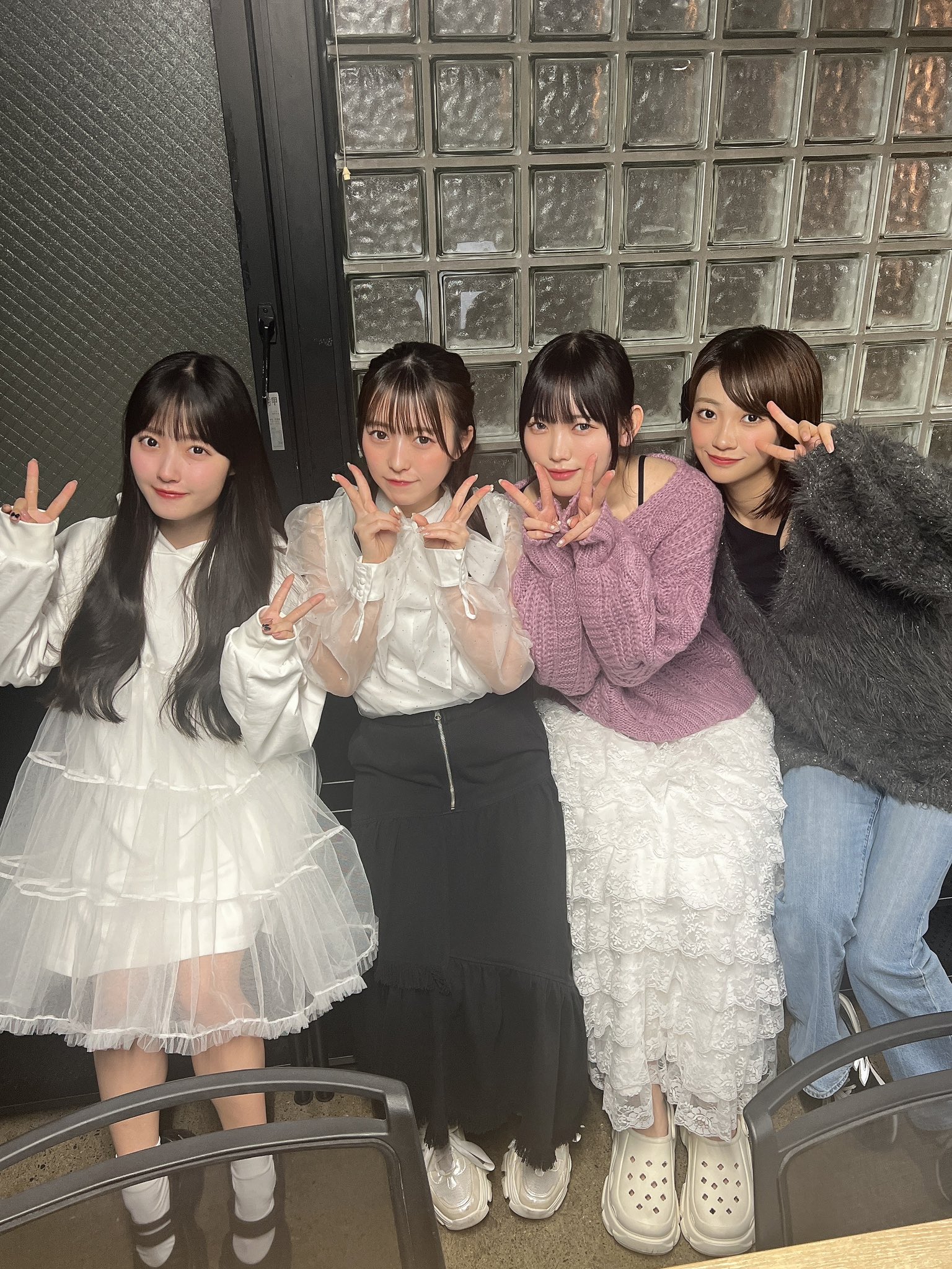 Cutie Street 紫 ストライプ Tシャツ セット　真鍋凪咲 真鍋凪咲（CUTIE STREET） - 号泣するほどKAWAII！桜庭遥花加入