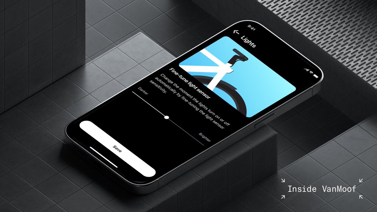 S3 &amp; X3 riders: the VanMoof app’s light calibration feature is back. Riders requested, so we listened. Check out the new version now.