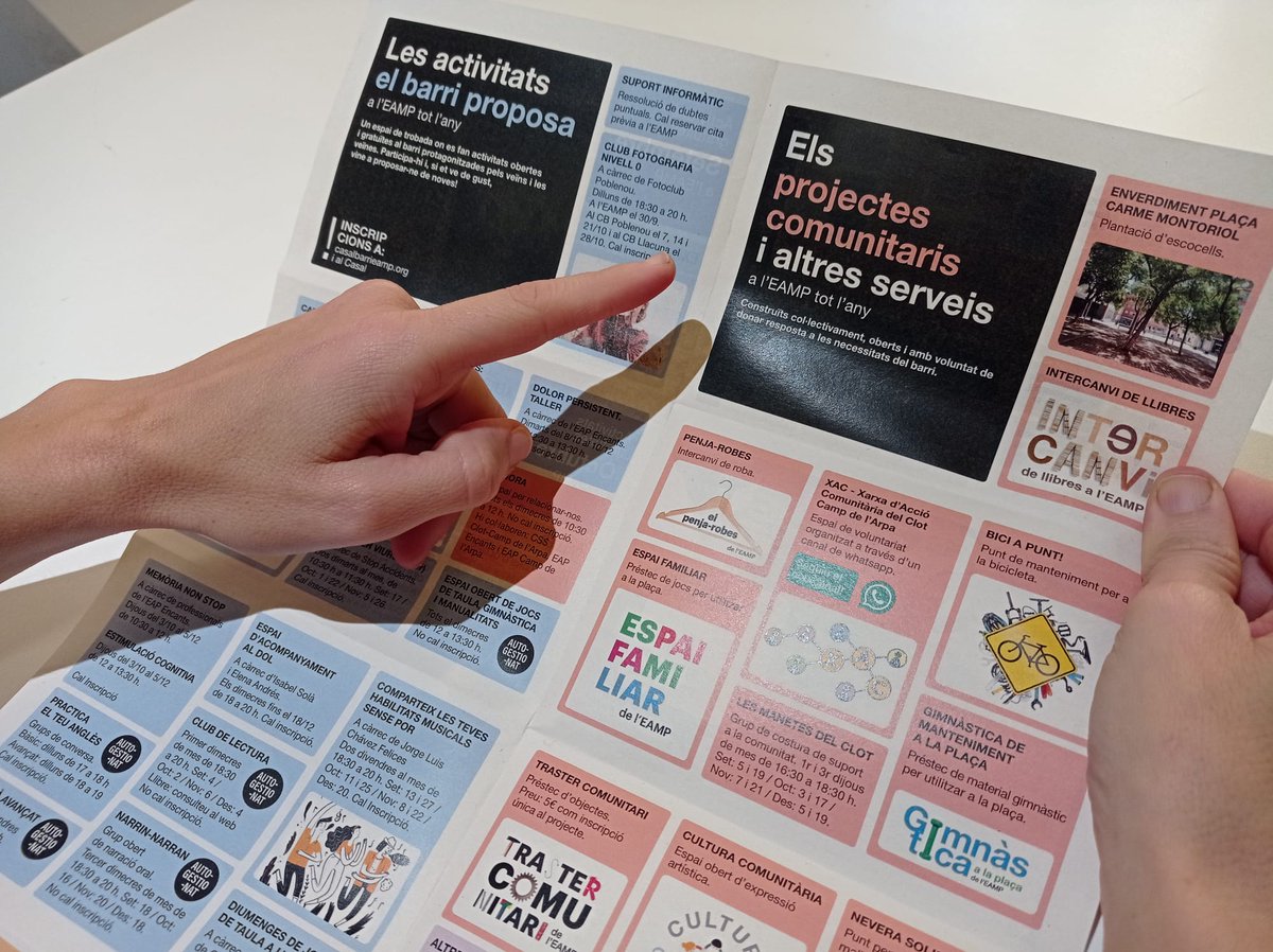 CasalEAMP's tweet photo. 🟢Avui ens ha visitat els alumnes de sisè de l'escola d'Ovella per preguntar-nos com tenim en compte  l'opinió dels infants,  com fem la difusió, com detectem el que el barri necessita i molt més. Una veritable feina d'investigació de l'acció comunitària que fem des del casal! https://t.co/MkiuuzTabv
