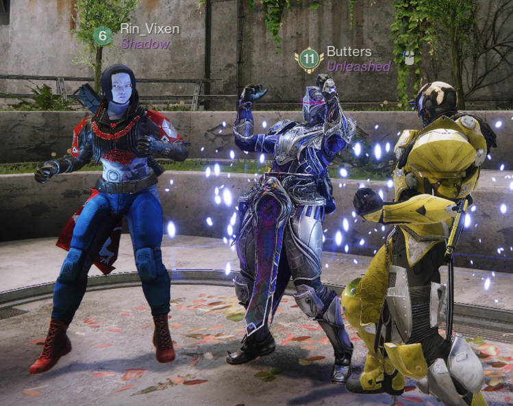 The with <a href="/Butters_X/">Butters</a> &amp; <a href="/Rin_Vixen/">RIN</a> packed it up &amp; sent it tonight! We have a top placing time for sure with our fastest time ever of 25:30 in #VespersHost speedruns! 

Gr8 team, gr8 dungeon &amp; a gr8 fun event. Hope <a href="/DestinyGameANZ/">Destiny 2 ANZ</a> organizes another one like next time! #BungieCreator