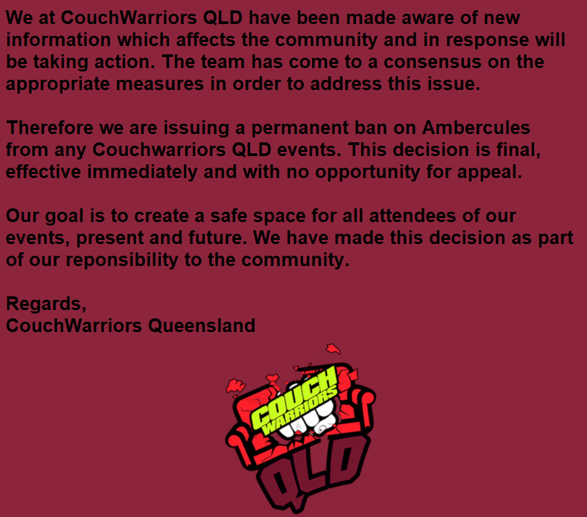 Couchwarriors Queensland tweet media