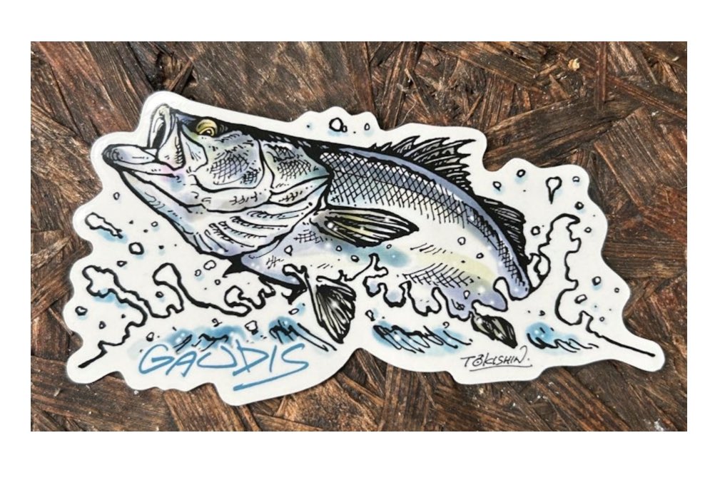 GAUDISさんの4周年記念ステッカーのイラストを描かせていただきました😊
gaudis.official.ec/items/92476864
よろしくお願いします。

#GAUDIS #ＰＥライン #シーバス #ステッカー #釣りイラスト #時川真一 #トキシン #fishingart