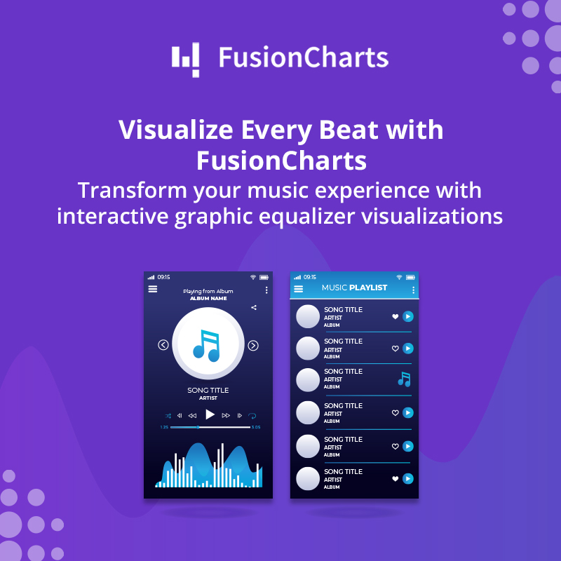 FusionCharts's tweet image. 🎶Transform your listening experience with our Music Player featuring a graphic equalizer! Fine-tune your sound and enjoy every beat.
Check it out: bit.ly/4fabZF2
#fusioncharts #MusicPlayer #AudioTech #GraphicEqualizer #SoundQuality
