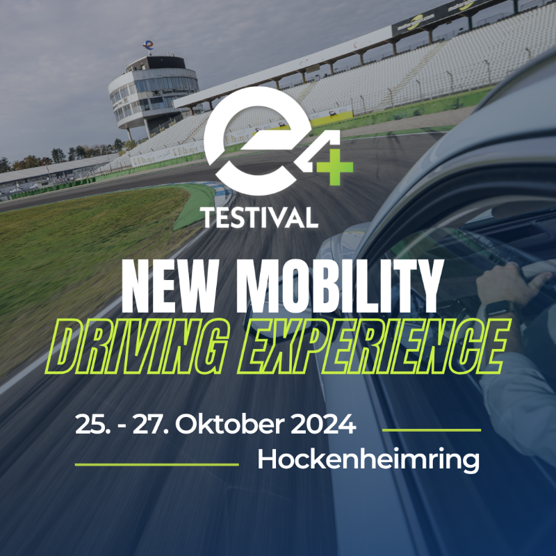 eam_magazin's tweet photo. Am Wochenende findet das @e4Testival am #Hockenheimring statt. ⚡
Hier habt ihr die Möglichkeit, #Elektromobilität hautnah zu erleben und Elektrofahrzeuge auf der Rennstrecke zu testen. 🏁
Und das Beste: Mit dem Gutscheincode ▶️EAM100◀️ erhaltet ihr euer Tagesticket kostenlos!