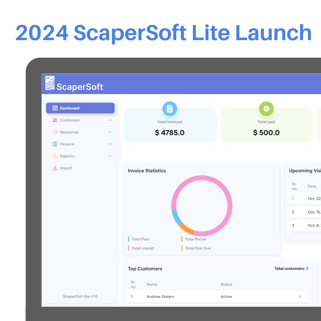 scapersoft's tweet image. For over 13 years, ScaperSoft has transformed lawn care management worldwide. With the launch of ScaperSoft Lite, we're enhancing efficiency for landscapers with powerful new features. 🌿

Try it FREE for 7 days and see the difference! 👉 accounts.lite.scapersoft.com/signin/

#ScaperSoftLite