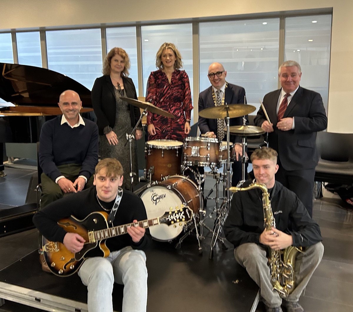 CorkChamber's tweet photo. A new beat for business #ccnetworking at @mtu_csm today. It’s all things Jazz in Cork this week and the rhythms of the networking has an extra energy ! https://t.co/urJHLo3QlO