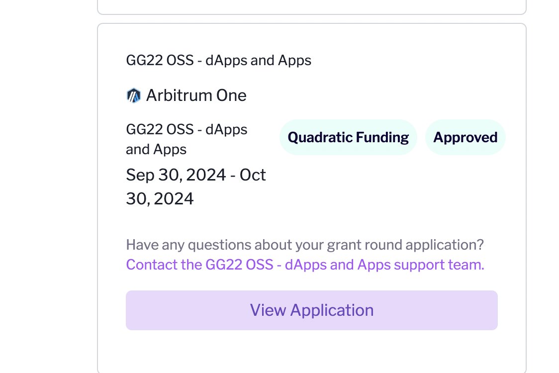 We’ve been quietly forging new partnerships, including one with <a href="/lukso_io/">LUKSO</a>, with more exciting collaborations soon to be announced!

But even in quiet building, we couldn't miss the next round of <a href="/gitcoin/">Gitcoin</a> for which we’ve just been approved!

This marks the 5th consecutive round of