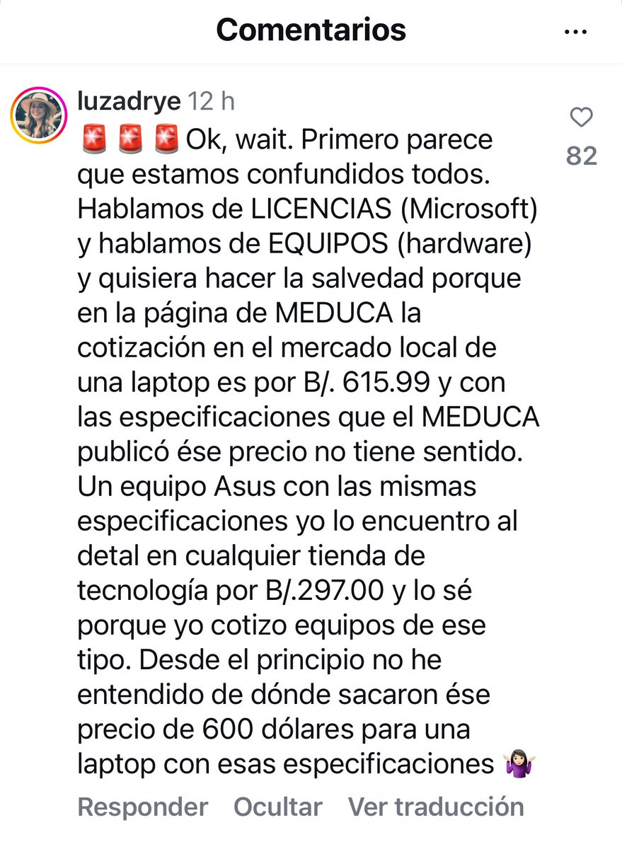 AlvaroAlvaradoC's tweet photo. Computadoras sin marca y quién sabe de qué calidad está comprando Lucy Molinar. En pocas palabras, marca Guacho.
Miren lo que dice esta persona. https://t.co/tOB1SVPe3x