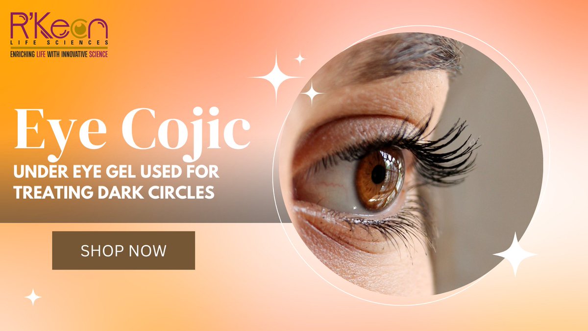 eyecojic's tweet photo. Tired of dark circles? 👁️
✨ Try Eye COJIC Under Eye Gel! Formulated with KOJIC Acid, it brightens and hydrates for refreshed, radiant eyes. Say goodbye to tired looks! 🌟 
#Skincare #DarkCircles #BrightEyes #EyeCojic #DarkCirclesTreatment https://t.co/J6oz22tDqb