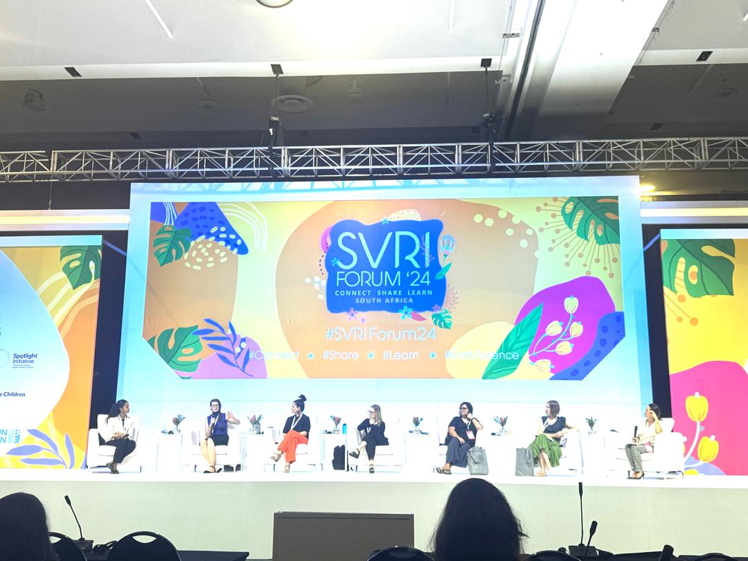 CareSouthSudan's tweet photo. We're proud to join the #SVRIForum2024 at the CTICC in Cape Town, SA!🌍 As part of the #FEEDII project funded by @CanadaDev, we're addressing climate change &amp; ending violence against women &amp; children. 🙏@Regina for representing us! 

Together, CARE is always! #GenderEquality https://t.co/fDNugEVEgu