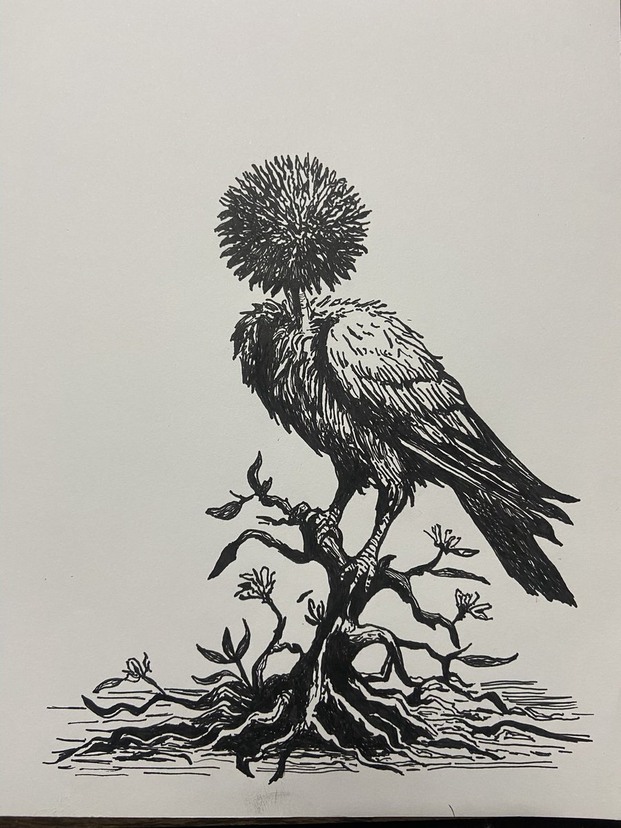 “Dandelion”
Physical drawing, 2024.

Now on <a href="/zora/">Zora</a>!