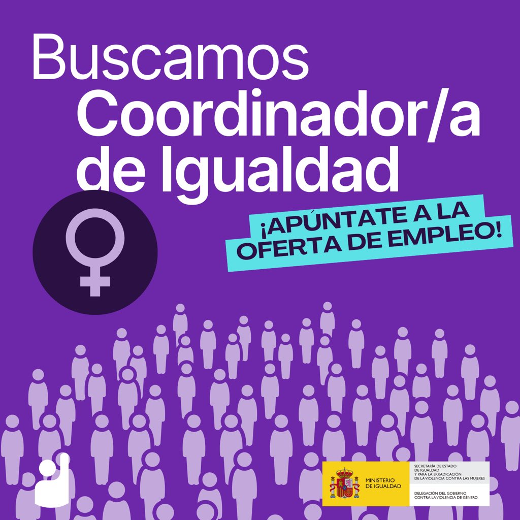 CANAE's tweet photo. ¿Buscas trabajo? Nosotros buscamos dos personas trabajadoras, una coordinadora de Igualdad y otra de proyectos de Agenda 2030. Si quieres hacer match✅ con nosotros, apúntate en las ofertas de empleo de la bio hasta el 31 de octubre de 2024 📅.

#ᴀɢᴇɴᴅᴀ2030 #igualdad #trabajo https://t.co/e8hwAOXFjl