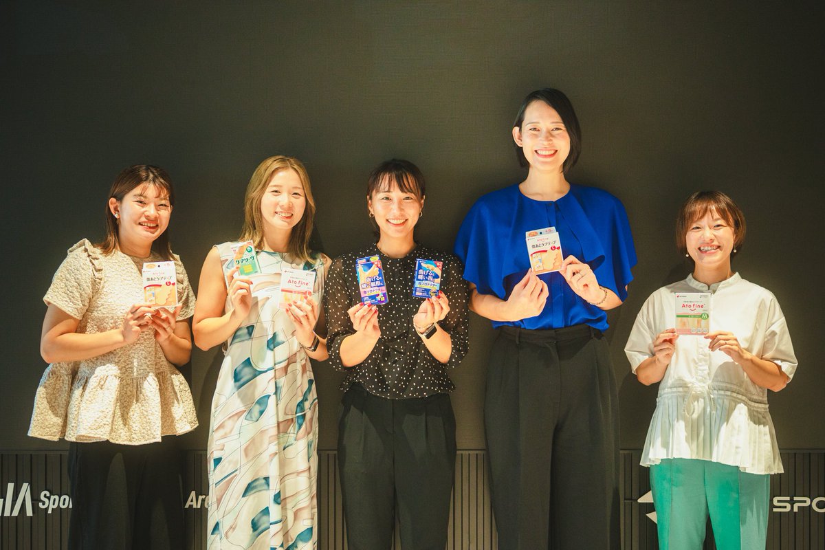 teramipo's tweet photo. 少し前のことですが、
ニチバン株式会社様
@NichibanL 女子アスリート座談会に参加させていただきました！
各競技での怪我、怪我予防やテーピングについてディスカッションをしました。貴重な経験をさせていただき、ありがとうございます！
Photo by：槇野翔太
@makimakimackey3 
#PR
@b_and_official https://t.co/kT0TvNh8oM