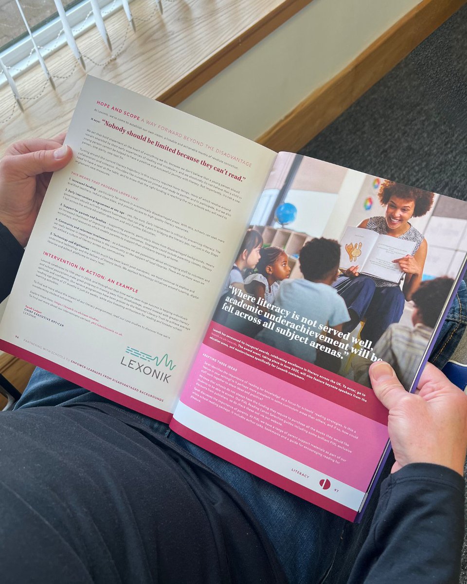 LexonicST's tweet image. We&apos;re excited to announce that Lexonik is featured in this month&apos;s @ThePiXLNetwork Insights magazine.

Our article, discussing the literacy landscape and how our interventions can have a positive impact, is featured on page 94 - make sure to give it a read.

#PiXL #PiXLPartner