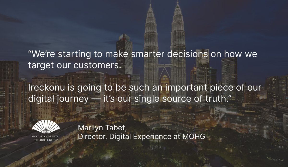 How do you transform a great guest experience into an unforgettable one? By understanding your guests better than anyone else.

🔑 Discover how MOHG is revolutionizing luxury hospitality with data-driven, personalized experiences: zurl.co/ONKJ