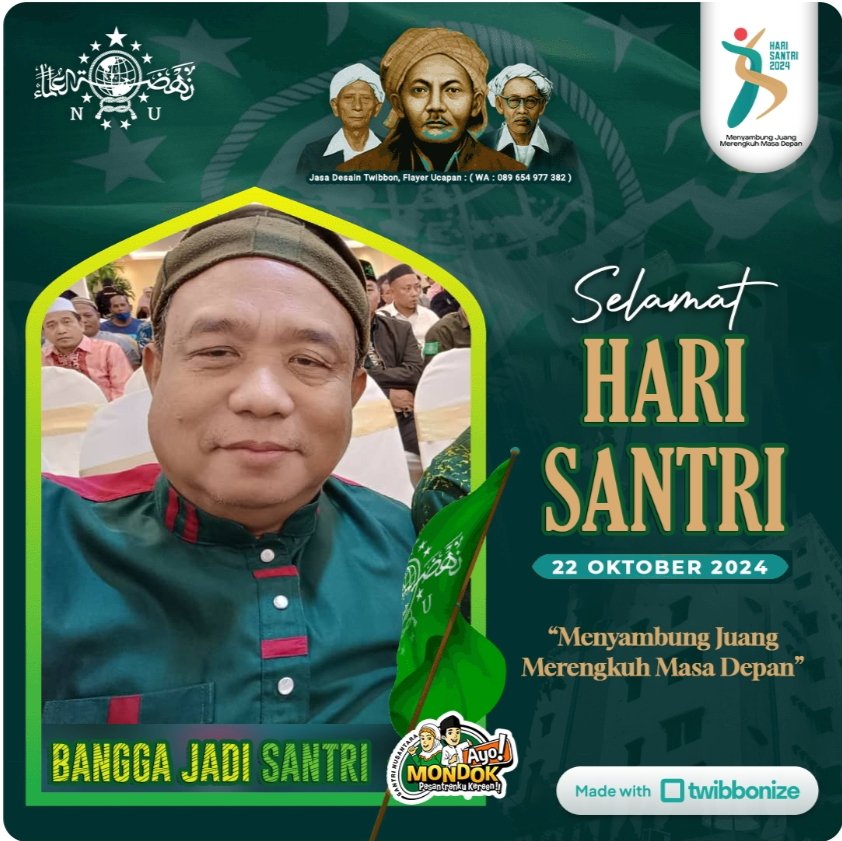 Selamat Hari Santri 22 / 10 / 2024