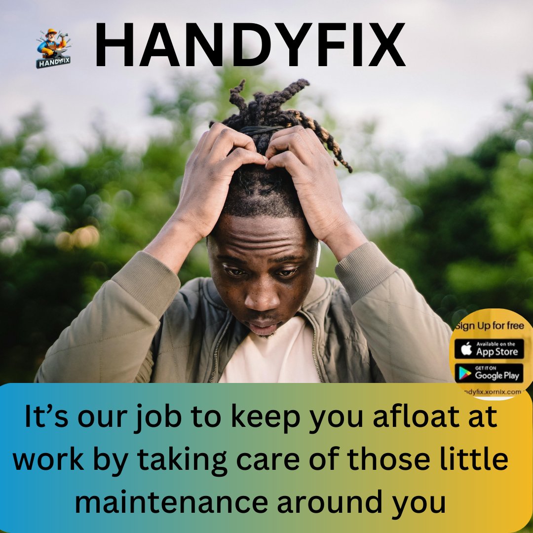 🔧 Need Help Around the House? Download HandyFix Now! 🔧

🏠 Whether it’s a leaky faucet, broken door, electrical issues, or anything in between, "HandyFix" is here to make your life easier! 🛠️

"Why Choose HandyFix?"

✔️ Quick, reliable, and certified handymen available 24/7