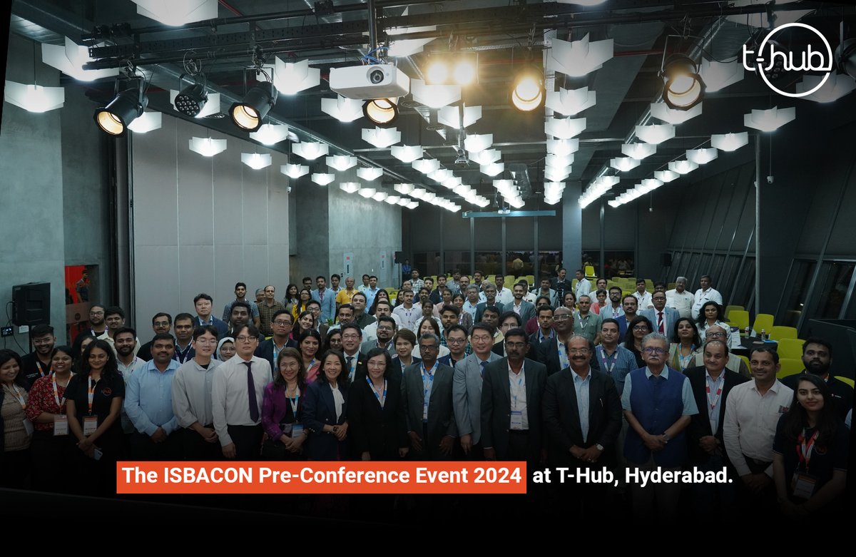 T-Hub had the honor of hosting the ISBACON Pre-Conference Event 2024, welcoming 150+ incubators from India and Asia. 

The event also included the prestigious Asian Association of Business Incubation (AABI) Awards, celebrating excellence in business incubation.
