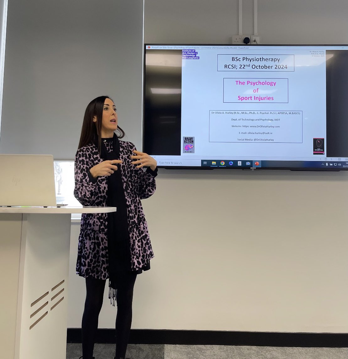 Dr. Olivia Hurley (@droliviahurley) on Twitter photo ๐โฆ Thank you <a href="/RCSI_Irl/">RCSI</a>, & your wonderful Physiotherapy & Medical students, for the warm welcome back yesterday to speak about the Psychology of Sport Injuries (๐๐ป <a href="/LKeating_RCSI/">Louise Keating ๐บ๐ฆ</a> / ๐๐ <a href="/StephenPhysio/">Stephen O' Rourke</a>).
#BeBrave #AwesomeInAction #MultiDisciplinaryTeams
#Rapport #Trust #GoFAR ๐โฆ Thank you <a href="/RCSI_Irl/">RCSI</a>, & your wonderful Physiotherapy & Medical students, for the warm welcome back yesterday to speak about the Psychology of Sport Injuries (๐๐ป <a href="/LKeating_RCSI/">Louise Keating ๐บ๐ฆ</a> / ๐๐ <a href="/StephenPhysio/">Stephen O' Rourke</a>).
#BeBrave #AwesomeInAction #MultiDisciplinaryTeams
#Rapport #Trust #GoFAR
