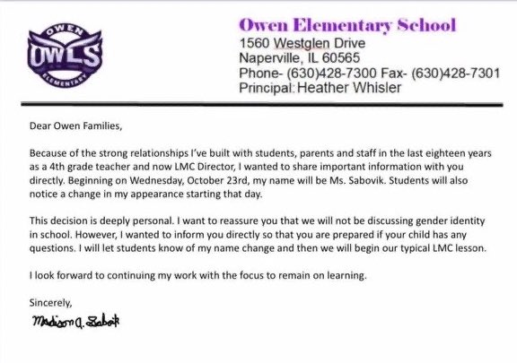 libsoftiktok's tweet image. Meet Steve Sabovik. A library director at an elementary school in @ipsd204. He decided he’s now a woman so he sent a letter to families demanding that children begin addressing him with his new name and pronouns, and notified them that he will dress up as a woman.

The school…