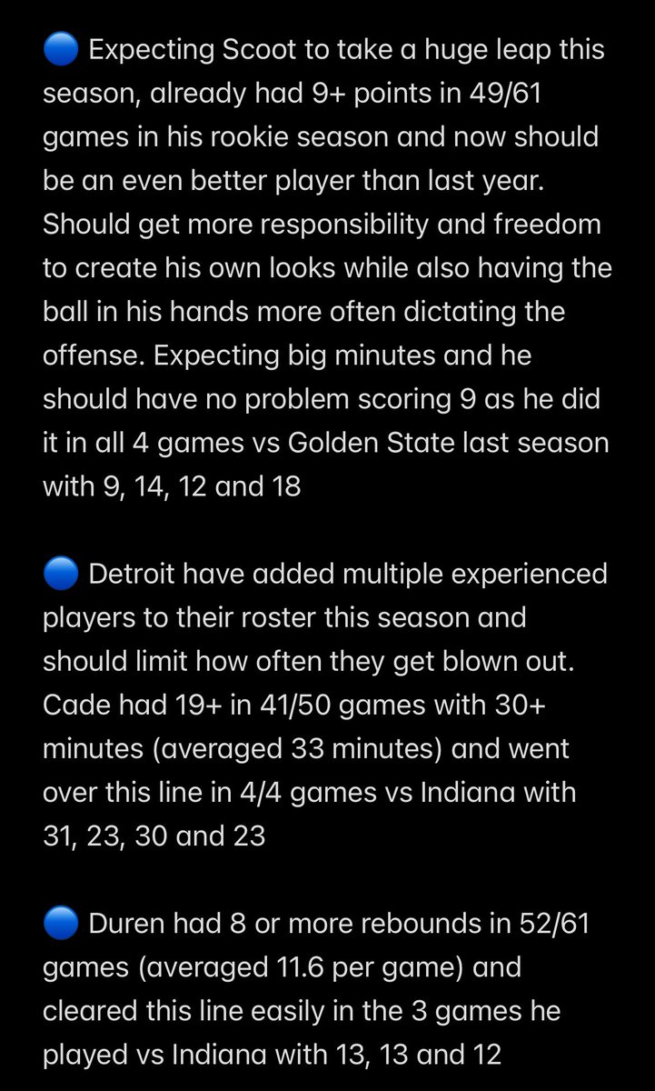StakBets's tweet photo. Scoot 9+ Pts / 
Cade 19+ Pts / 
Duren 8+ Reb

2.01 TAB https://t.co/E2bOlil1I8